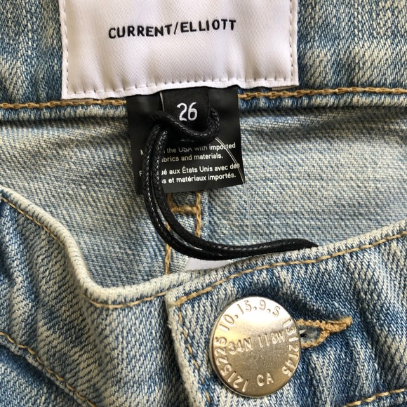 Current/Elliott The Fling distressed jeans 26 - Picture 4 of 9